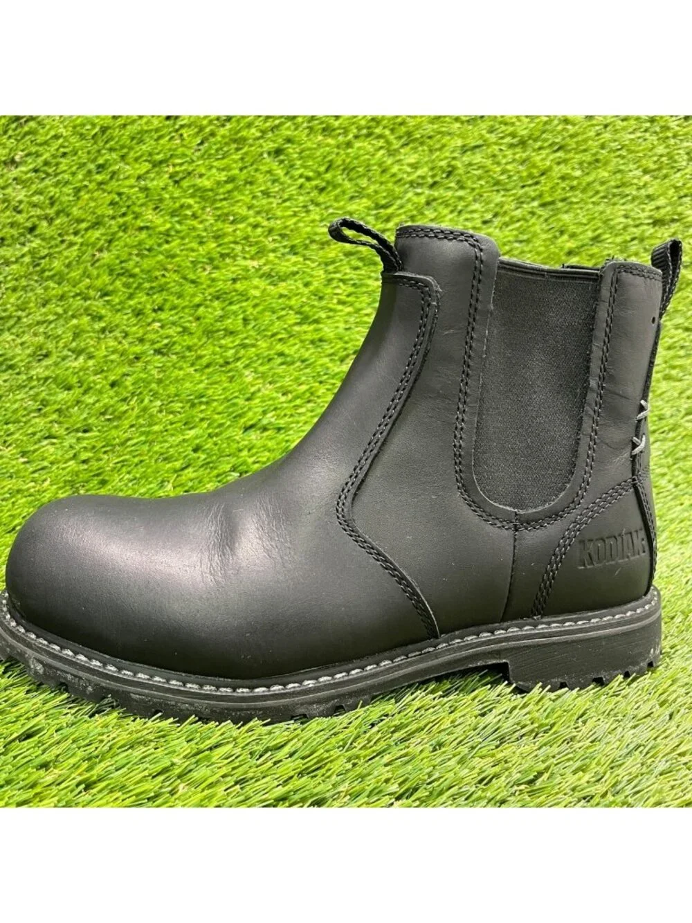 Kodiak Bralorne Womens Size 8M Black Composite Toe Safety Work Chelsea Boots